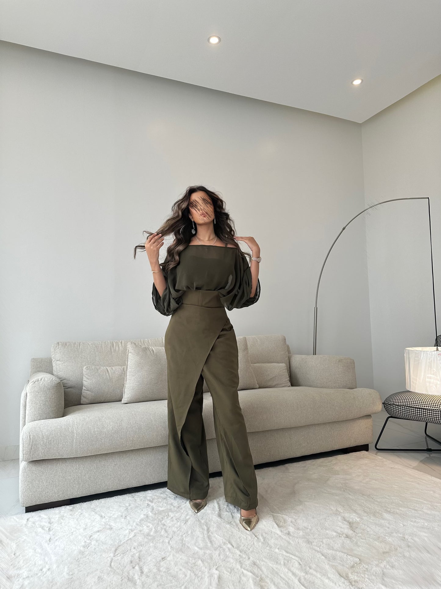 Straight pants Jumpsuit