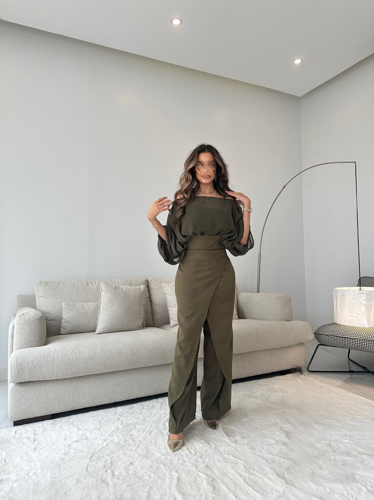 Straight pants Jumpsuit